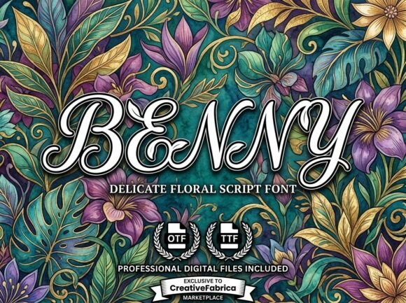 Benny: The Avant-Garde Display Font for Bold Visual Statements