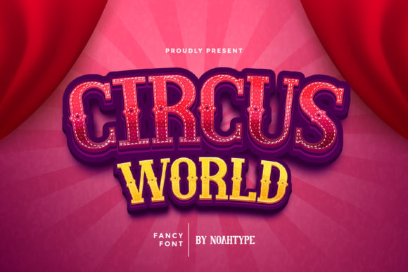 Circus World Font: A Display Typeface with Vintage Charm