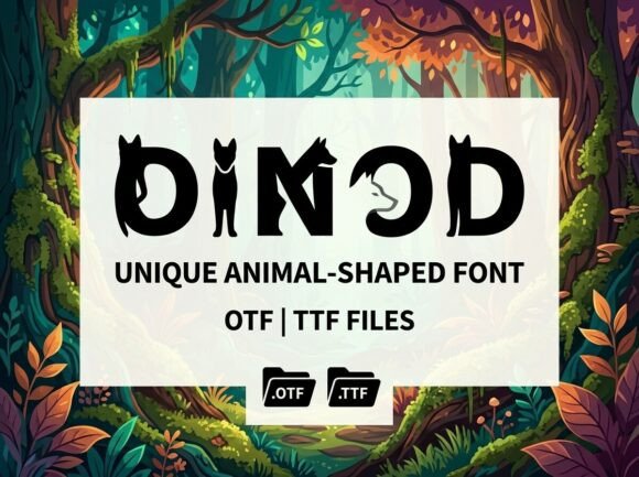 Dinod: The Typeface That Captures Husky Majesty