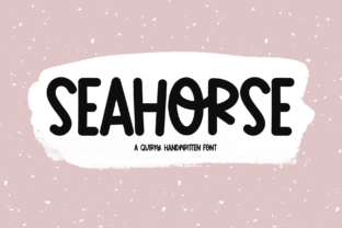 Discovering Seahorse: A Handwritten Display Font with Character