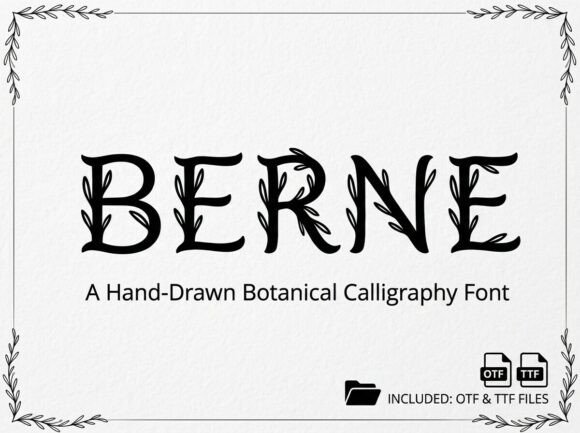 Exploring Berne: A Bold Typeface for Modern Design