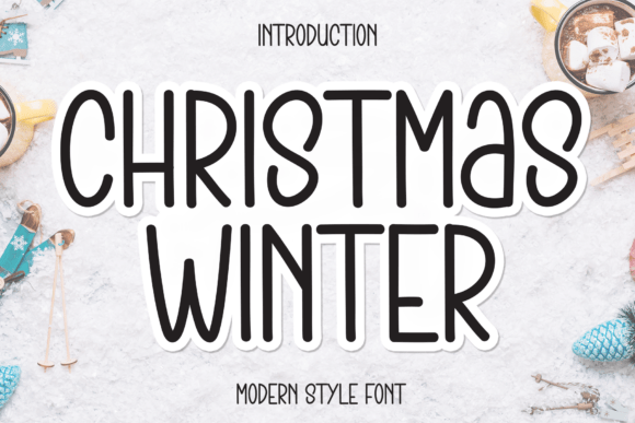 The Magical Hand-Drawn Charm of Christmas Winter Typography