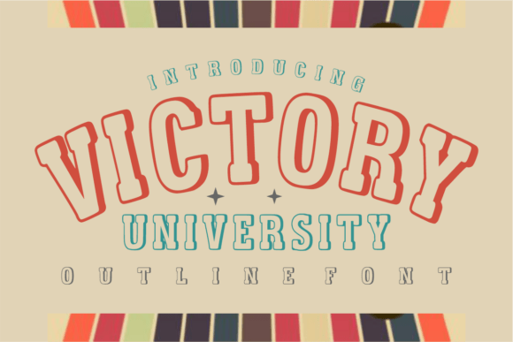Victory University: A Typeface for Bold Branding and Athletic Spirit